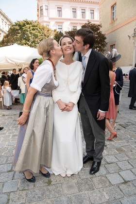 Wedding of Maria Magdalena de Tornos and Count Jean d' Andlau de Cleron d'Haussonville, Vienna, Austria - 26 Aug 2017