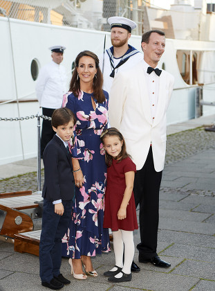 Danish royal family celebrates 18th birthday of Prince Nikolai on Dannebrog, Copenhagen, Denmark - 28 Aug 2017