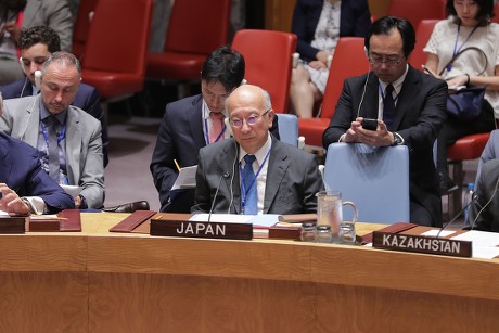 Security Council Meeting, New York, USA - 28 Aug 2017