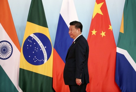 Chinese President Xi Jinping Arrives Group Editorial Stock Photo ...