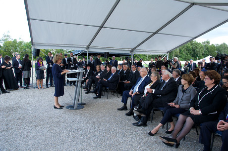 Israel president visits Dachau concentration camp memorial, Dachau, Germany - 06 Sep 2017