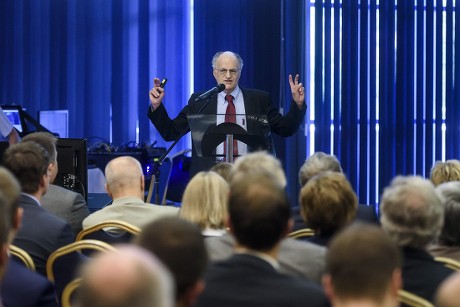 US economist Thomas J. Sargent holds a lecture in Hungary, Eger - 07 Sep 2017
