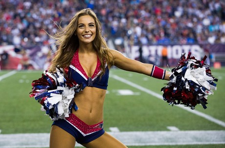 New England Patriots Cheerleaders Perform Before Editorial Stock Photo -  Stock Image