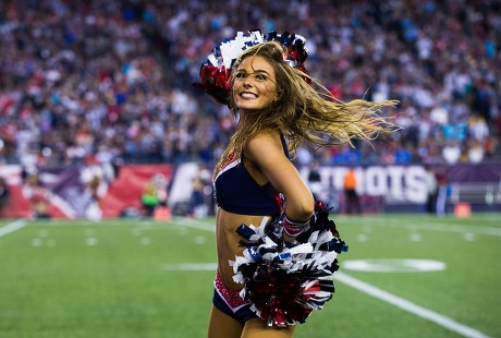 New England Patriots Cheerleaders Perform Before Editorial Stock Photo -  Stock Image