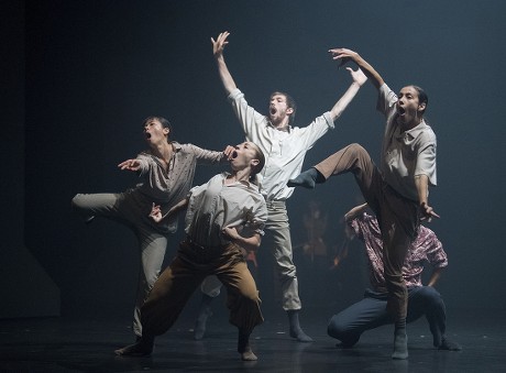 'Grand Finale' Dance performed by Hofesh Shechter Dance Company at Sadler's Wells Theatre, London, UK, 12 Sep 2017