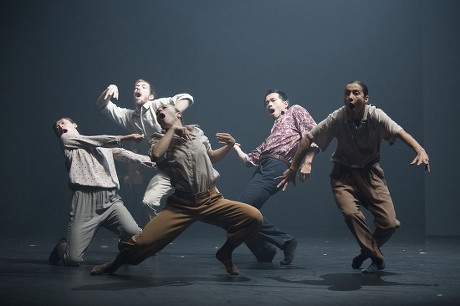 'Grand Finale' Dance performed by Hofesh Shechter Dance Company at Sadler's Wells Theatre, London, UK, 12 Sep 2017