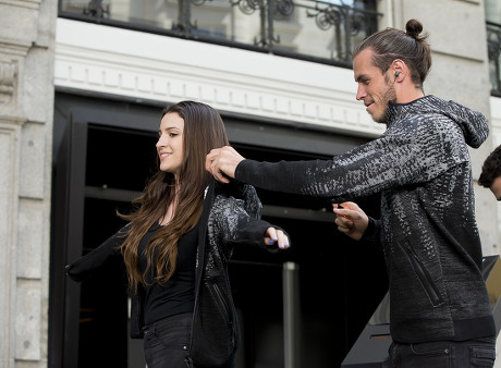 The footballer Gareth Bale image of the new clothes line ZNE Pulse of the  firm Adidas. September 15, 2017in Madrid Stock Photo - Alamy