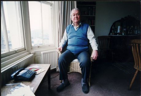 Author Kingsley Amis At Home.