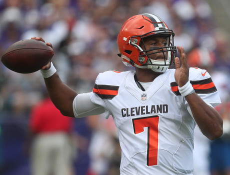 Cleveland Browns Qb Deshone Kizer 7 Editorial Stock Photo - Stock Image ...