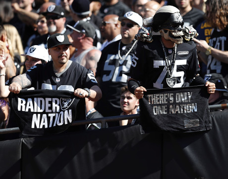 Oakland Raiders Fans During Football Game Editorial Stock Photo - Stock  Image