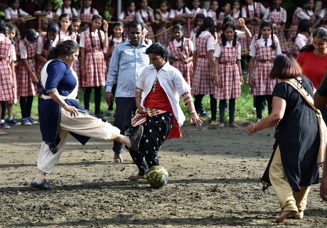 Women Teachers Support Staff Renuka Swaroop Editorial Stock Photo