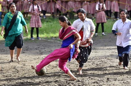 Women Teachers Support Staff Renuka Swaroop Editorial Stock Photo