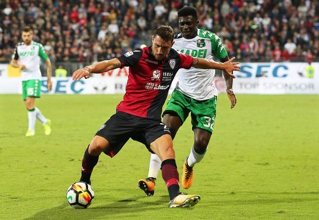 Cagliari Calcio Vs US Sassuolo Calcio, Italy - 20 Sep 2017 Stock ...