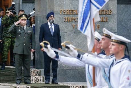 Canadian  defense minister Harjit Singh Sajjan visit Ukraine., Kiev - 26 Sep 2017