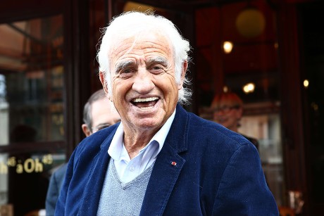 Jean Paul Belmondo and Robert Hossein out and about, Paris, France - 25 Sep 2017