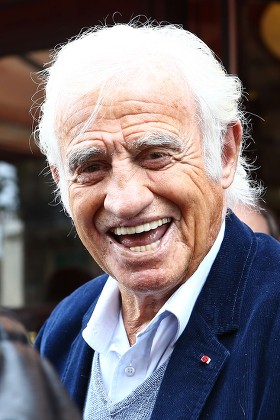 Jean Paul Belmondo and Robert Hossein out and about, Paris, France - 25 Sep 2017