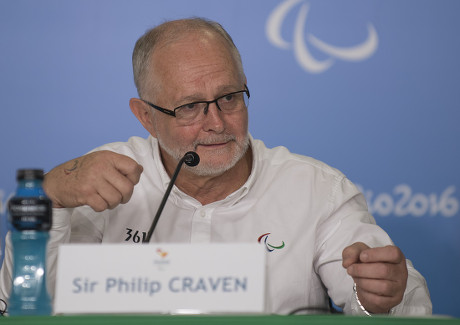 Sir Philip Craven Mbe President Of The International Paralympic Committee Speaks At A Press Conference In Rio In Advance Of The Opening Ceremony. See Martha Kelner/david Williams Story. Rio Paralympics From Jamie Wiseman 7.9.16.