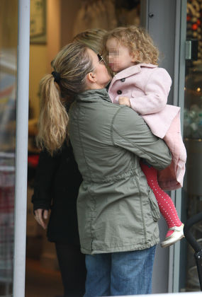 Geri Halliwell and daughter Bluebell Madonna in Hampstead, London, Britain - 17 Apr 2009