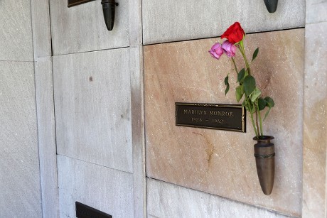 Crypt where Playboy founder Hugh Hefner will be buried, Los Angeles, USA - 29 Sep 2017