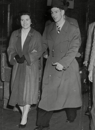 Footballer Roy Clarke Is Supported By His Wife On His Return To Manchester Where He Is To Receive Treatment For His Injured Knee. Box 751 224041727 A.jpg.