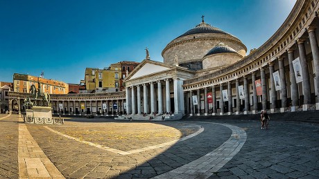 Piazza Del Plebiscito Naples Italy Editorial Stock Photo - Stock Image ...