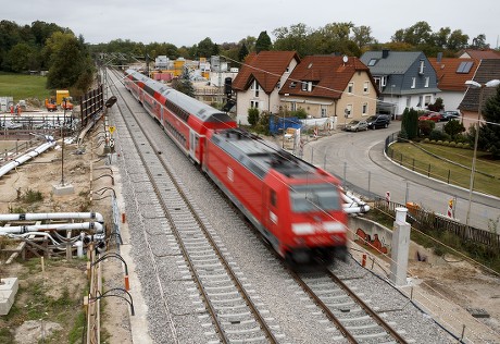 Train Rides Part Reopened Railway Track Editorial Stock Photo - Stock ...