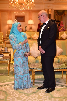 Prince Edward and Sophie Countess of Wessex State visit to Brunei  - 06 Oct 2017
