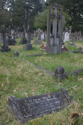 Grave Frederick George Abberline Wimbourne Cemetery Editorial Stock ...