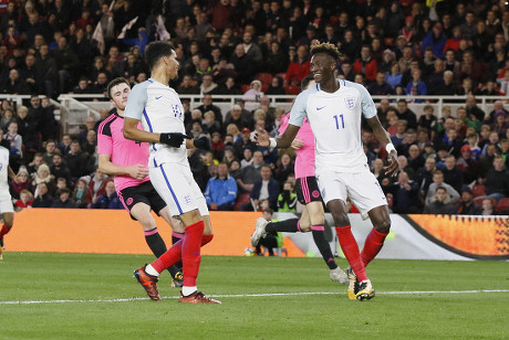 Goal Celebration By Dominic Solanke England Editorial Stock Photo ...