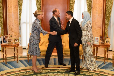 Prince Edward and Sophie Countess of Wessex State visit to Brunei - 07 Oct 2017
