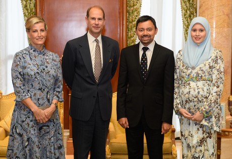 Prince Edward and Sophie Countess of Wessex State visit to Brunei - 07 Oct 2017
