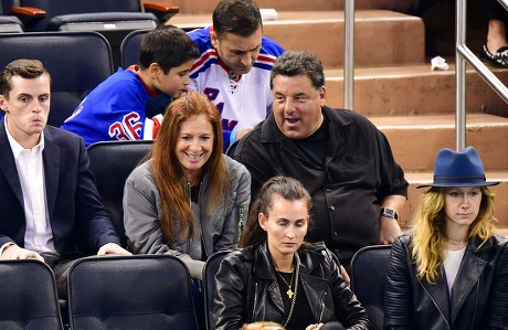 Celebrities at Colorado Avalanche v New York Rangers, NHL ice hockey match, Madison Square Garden, New York, USA - 05 Oct 2017