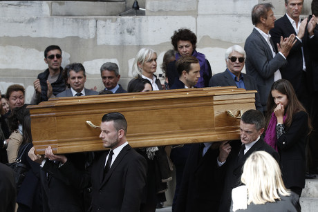 Jean Rochefort funeral, Paris, France - 13 Oct 2017