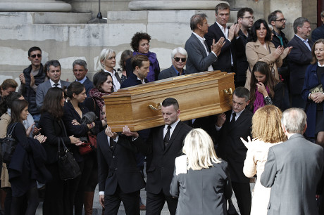 Jean Rochefort funeral, Paris, France - 13 Oct 2017