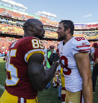 Washington Redskins Te 85 Vernon Davis Editorial Stock Photo