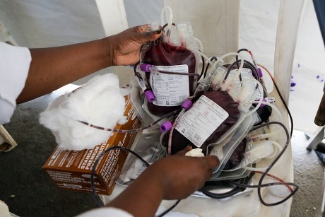Somalians in Kenya donate blood for vicitims of Mogadishu bomb attack, Nairobi - 17 Oct 2017