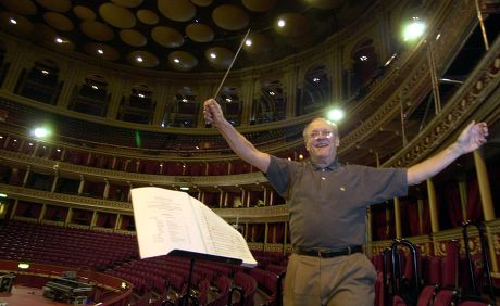 Humphrey Burton The Former Head Of Music And Arts At The Bbc Fulfilling A Dream And Hiring Out The Albert Hall Where He Will Conduct Verdi''s Requiem