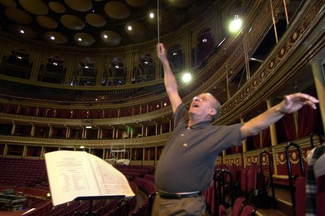 Humphrey Burton The Former Head Of Music And Arts At The Bbc Fulfilling A Dream And Hiring Out The Albert Hall Where He Will Conduct Verdi''s Requiem