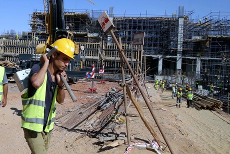 Construction at Egypt's new administrative capital, Cairo - 18 Oct 2017