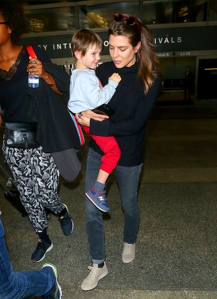 Charlotte Casiraghi at LAX International Airport, Los Angeles, USA - 20 Oct 2017