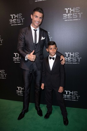 Cristiano Ronaldo His Son Cristiano Ronaldo Editorial Stock Photo