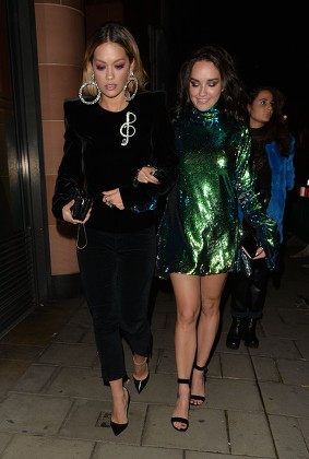 Rita Ora and family out and about, London, UK - 23 Oct 2017