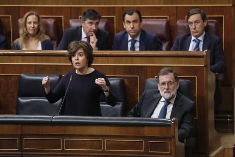 Government's Question Time at the Parliament's Lower Chamber in Madrid, Spain - 25 Oct 2017