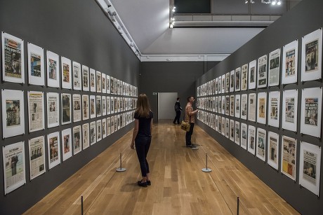 Age of Terror: Art since 9/11 photocall, London, UK - 25 Oct 2017