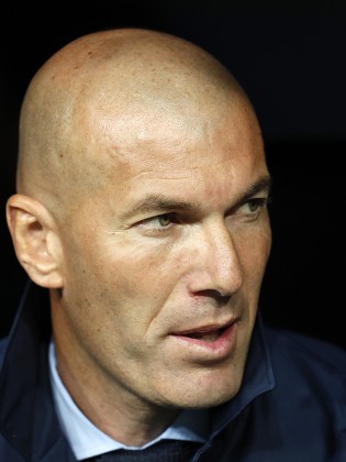 Coach Zinedine Zidane Real Madrid During Editorial Stock Photo - Stock ...