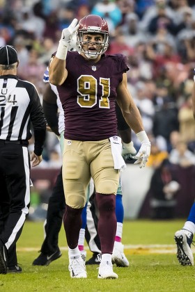 Washington Redskins Lb 91 Ryan Kerrigan Editorial Stock Photo - Stock Image