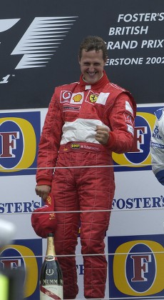 Michael Schumacher Wins Grand Prix Editorial Stock Photo - Stock Image