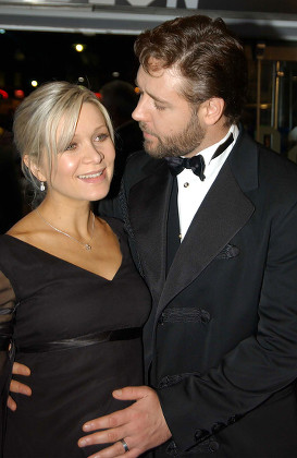 Russell Crowe His Wife Danielle Spencer Editorial Stock Photo - Stock
