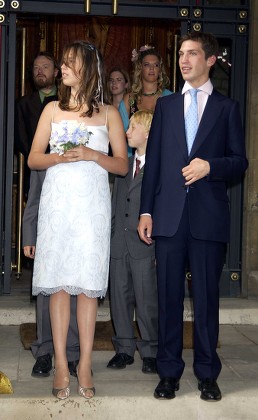 Wedding of Jonathan Aitken and Elizabeth Harris, London on 25 Jun 2003