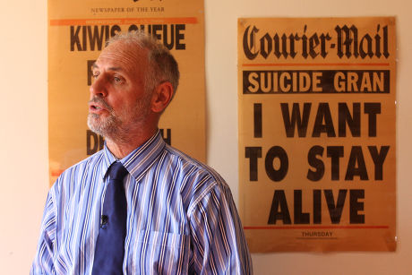 'Dr Death' Dr Philip Nitschke at the Opening of His 'Suicide Workshop' at The Brightelm Centre, Brighton, Britain - 06 May 2009